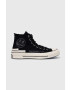 Converse Високи кецове Chuck 70 Trippy Heel в черно - Pepit.bg
