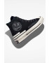 Converse Високи кецове Chuck 70 Trippy Heel в черно - Pepit.bg