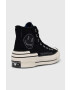 Converse Високи кецове Chuck 70 Trippy Heel в черно - Pepit.bg