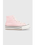 Converse Високи кецове Chuck Taylor All Star Eva Lift в розово A04354C - Pepit.bg