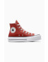 Converse Високи кецове Chuck Taylor All Star Lift в червено A06896C - Pepit.bg