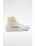 Converse Високи кецове Chuck Taylor All Star Lift HI в бежово A05009C - Pepit.bg