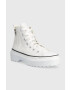 Converse Високи кецове Chuck Taylor AS Lugged Lift в бяло - Pepit.bg