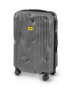 Crash Baggage Куфар STRIPE Medium Size в сиво - Pepit.bg