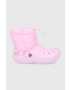 Crocs Апрески Classic Lined Neo Puff Boot в розово 206630 - Pepit.bg
