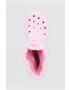 Crocs Апрески Classic Lined Neo Puff Boot в розово 206630 - Pepit.bg
