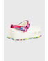 Crocs Чехли Classic Platform Marbled - Pepit.bg