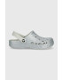 Crocs Чехли BAYA GLITTER CLOG в сребристо 205925 - Pepit.bg