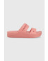 Crocs Чехли Baya Platform Sandal в розово 208188 - Pepit.bg
