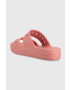 Crocs Чехли Baya Platform Sandal в розово 208188 - Pepit.bg