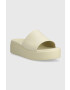 Crocs Чехли Brooklyn Slide в бежово със скосена платформа 208728 - Pepit.bg