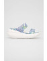 Crocs Чехли Classic Crush Butterfly Sandal в синьо с платформа - Pepit.bg