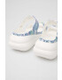 Crocs Чехли Classic Crush Butterfly Sandal в синьо с платформа - Pepit.bg