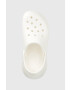 Crocs Чехли Classic Crush Clog в бяло с платформа 207521 - Pepit.bg