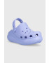 Crocs Чехли Classic Crush Clog в тюркоазено с платформа 207521 - Pepit.bg