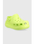 Crocs Чехли Classic Crush Clog в зелено с платформа 207521 - Pepit.bg