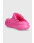 Crocs Чехли Classic Crush Clog в розово с платформа 207521 - Pepit.bg