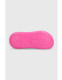 Crocs Чехли Classic Crush Clog в розово с платформа 207521 - Pepit.bg