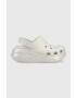 Crocs Чехли Classic Crush Glitter Clog в сиво с платформа 208256 - Pepit.bg