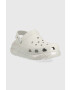 Crocs Чехли Classic Crush Glitter Clog в сиво с платформа 208256 - Pepit.bg
