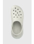 Crocs Чехли Classic Crush Glitter Clog в сиво с платформа 208256 - Pepit.bg