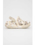 Crocs Чехли Classic Crush Marbled Clog в бежово с платформа 208265 - Pepit.bg