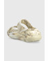 Crocs Чехли Classic Crush Marbled Sandal в бежово с платформа 208235 - Pepit.bg