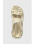 Crocs Чехли Classic Crush Marbled Sandal в бежово с платформа 208235 - Pepit.bg