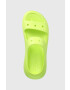 Crocs Чехли CLASSIC CRUSH SANDAL в зелено с платформа 207670 - Pepit.bg