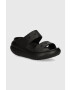 Crocs Чехли Classic Crush Sandal в черно с платформа 207670 - Pepit.bg