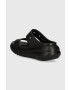Crocs Чехли Classic Crush Sandal в черно с платформа 207670 - Pepit.bg