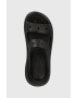 Crocs Чехли Classic Crush Sandal в черно с платформа 207670 - Pepit.bg