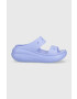 Crocs Чехли CLASSIC CRUSH SANDAL в лилаво с платформа 207670 - Pepit.bg