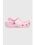 Crocs Чехли Classic Glitter Clog в розово 205942 - Pepit.bg