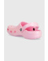 Crocs Чехли Classic Glitter Clog в розово 205942 - Pepit.bg