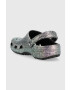 Crocs Чехли Classic Glitter Clog в сребристо 205942 - Pepit.bg