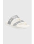 Crocs Чехли Classic Glitter II Sandal в сребристо 207769 - Pepit.bg