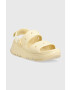 Crocs Чехли Classic Hiker Xscape Sandal в бежово с платформа 208181 - Pepit.bg