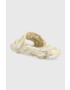 Crocs Чехли Classic Marbled Slide в бежово 206879 - Pepit.bg