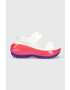 Crocs Чехли Classic Mega Crush Sandal в бяло с платформа 207989 - Pepit.bg