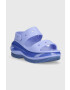 Crocs Чехли Classic Mega Crush Sandal в бежово с платформа 207989 - Pepit.bg