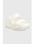 Crocs Чехли Classic Mega Crush Sandal в бяло с платформа 207989 - Pepit.bg