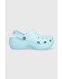 Crocs Чехли Classic Platform Clog в синьо с платформа 206750 - Pepit.bg
