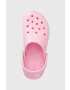 Crocs Чехли CLASSIC PLATFORM CLOG WOMEN в розово с платформа 206750 - Pepit.bg