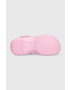 Crocs Чехли CLASSIC PLATFORM CLOG WOMEN в розово с платформа 206750 - Pepit.bg