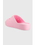 Crocs Чехли Classic Platform Slide в розово с платформа 208180 - Pepit.bg
