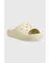 Crocs Чехли Classic Platform Slide в бежово с платформа 208180 - Pepit.bg