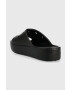 Crocs Чехли Classic Platform Slide в черно с платформа 208180 - Pepit.bg