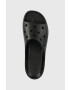 Crocs Чехли Classic Platform Slide в черно с платформа 208180 - Pepit.bg