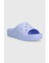 Crocs Чехли Classic Platforn Glitter Slide в лилаво с платформа 208233 - Pepit.bg